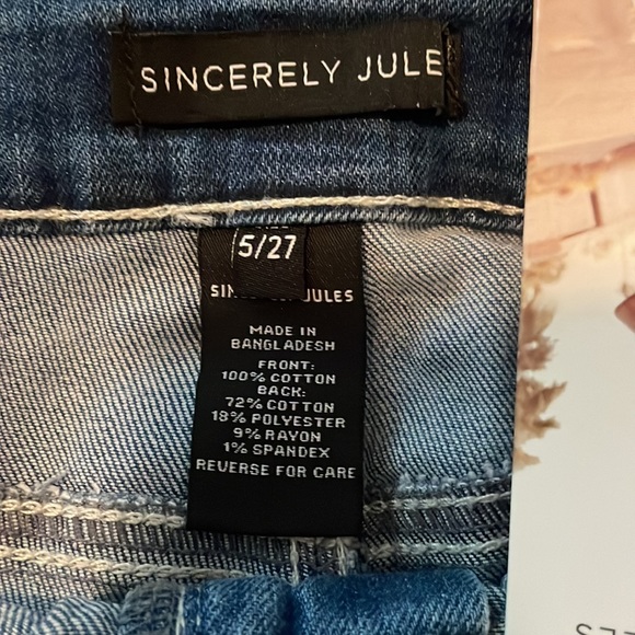 High Rise Jean Shorts - Picture 3 of 3